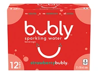 Bubly Sparkling Water - Strawberry - 12x355ml