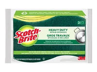 3M Scotch-Brite Heavy Duty Scrub Sponge - 3 pack