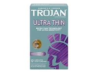 Trojan Ultra Thin Condoms - 12's