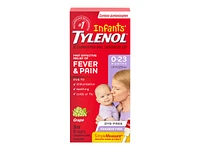 Tylenol* Infants Fever & Pain Relief Concentrated Drops - Dye Free Grape - 24ml