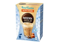 Nescafe Gold Iced Latte Coffee Mix - Salted Caramel - 7 x 14g