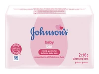 Johnson's Baby Bar Soap - 2 x 85g