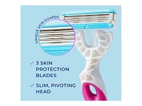 Schick Hydro Silk Disposable Razors - 3 blades - 4's