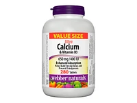 Webber Naturals Value Size Ultra Calcium & Vitamin D3 Tablets - 280s