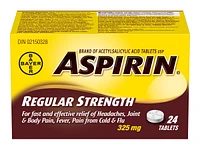 ASPIRIN 325mg tablets - 24s