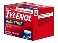 Tylenol* Extra Strength NightTime Caplets - 40's