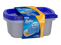 Ziploc Rectangle Containers - Large - 2's