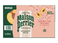 Maison Perrier Sparkling Water - Forever Peach - 8 x 330ml