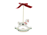 Spode Christmas Tree Ornament - Rocking Horse