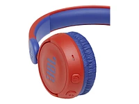 JBL Jr310BT Wireless On-Ear Headphones - Red - JBLJR310BTREDAM