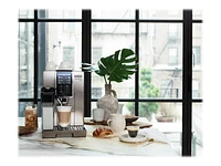 De'Longhi Dinamica Plus Fully Automatic Smart Espresso Machine with Cappuccino- Titanium