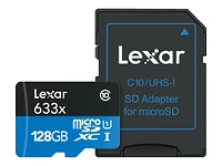 Lexar High-Performance 633x MicroSD Card - 128GB - LSDMI128BBNL633A