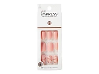 ImPRESS Press-on Manicure False Nails Kit - Short - Kingdom - 30's