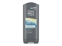 Dove Men+Care Exfoliating Body/Face Wash - Sea Salt + Citrus - 400ml