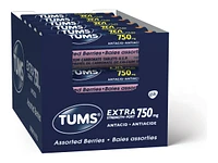 Tums Extra Strength Chewable Tablets Antacid - Berries - 1 Roll