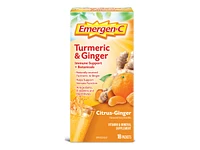 Emergen-C Drink Mix Packets - Turmeric & Ginger - 18's