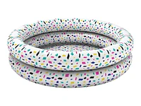 Incredible Novelties Confetti 2 Ring Inflatable Pool