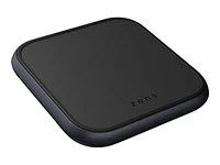 Zens Aluminium Single Wireless Charging Pad - Black - ZESC14B00