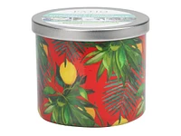 Patio Essentials Citronella Candle Glass - Assorted Leaves Pattern