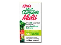 Webber Naturals Men's Most Complete Multi Сapsules - 90's