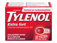 Tylenol* Extra Strength eZ tabs - 50's