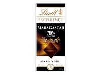 Lindt Excellence Madagascar Dark Chocolate Bar - 70% Cacao - 100g