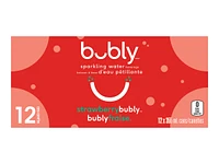 Bubly Sparkling Water - Strawberry - 12x355ml