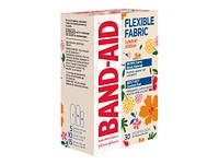 BAND-AID Flexible Fabric Bandages - Wildflower - Assorted - 30's