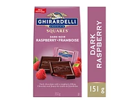 Ghirardelli Raspberry Dark Chocolate Squares - 151g