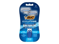 BIC easyrinse Men's Disposable Razor - 4 blades - 2's