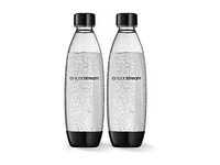 SodaStream Fuse Bottle for Soda Maker - Black - 2 x 1L