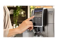 De'Longhi Dinamica Plus Fully Automatic Smart Espresso Machine with Cappuccino- Titanium