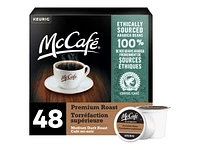 McCafe Premium Medium Dark Roast K-Cup Coffee Pods - 48's