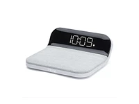 iHome Wireless Charger with Alarm Clock and USB Charging