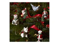 Spode Christmas Tree Ornament - Hugging Snowman