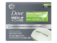 Dove Men+Care Body + Face Bar - Extra Fresh - 3 x 106g