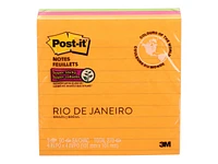 3M Post-it Notes - Rio De Janeiro - 4 in. x 4 in. - 3 x 90 sheets