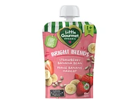 Little Gourmet Bright Blends Strawberry Banana Bean - Puree - 113ml