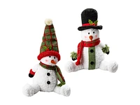 Danson Decor Decorative Figurine - Sitting Snowman