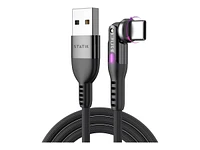 Statik PowerPivot Pro USB-A to USB-C Cable - Black - 1m