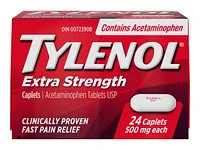 Tylenol* Extra Strength Acetaminophen Caplets - 500mg - 24's