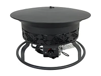 My Patio Strathcona Firebowl with Lava Rock - 24 Inch - PTFP24370