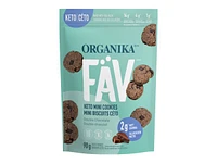 Organika FAV Keto Mini Cookies - Double Chocolate - 90g