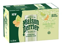 Maison Perrier Sparkling Water - Forever Ginger Lime - 8 x 330ml