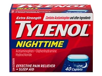 Tylenol* Extra Strength NightTime Caplets - 40's