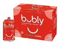 Bubly Sparkling Water - Strawberry - 12x355ml