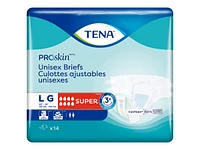 TENA ProSkin Incontinence Unisex Briefs - Super - Large - 14s