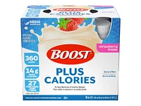 BOOST Plus Calories Protein Drink - Strawberry - 6 x 237ml