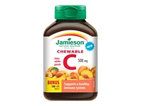 Jamieson Vitamin C Chewable - 500mg - 100+20 Tablets