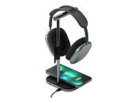 Satechi 2-in-1 Headphone Stand and Wireless Charger - Space Grey - ST-UCHSMCM